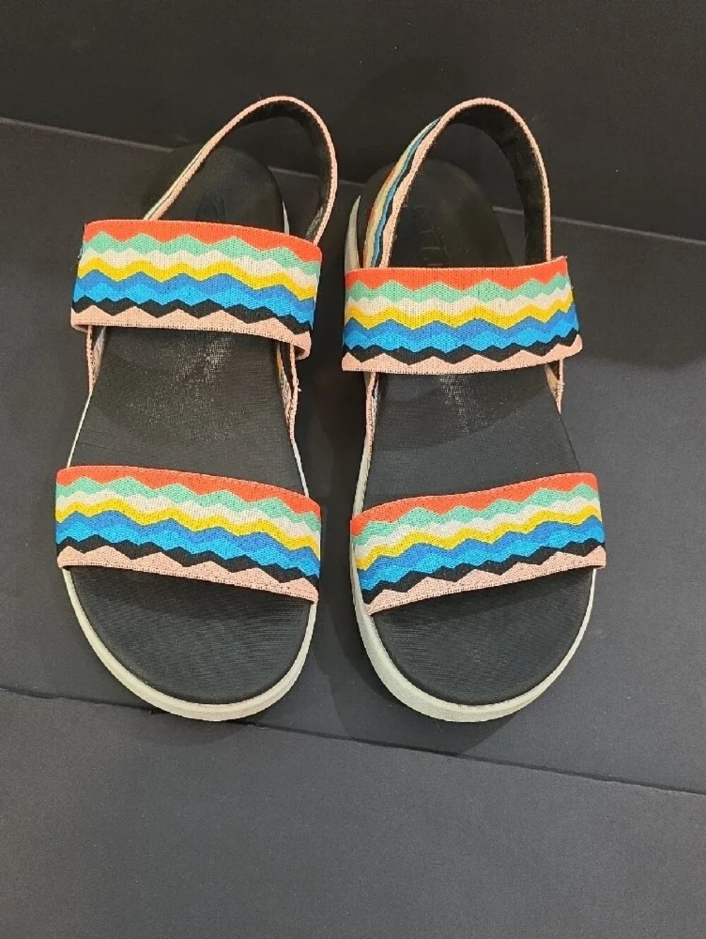 Keen Women's Multi-Color Zigzag Strap Sandals Size 11 - Picture 6 of 10